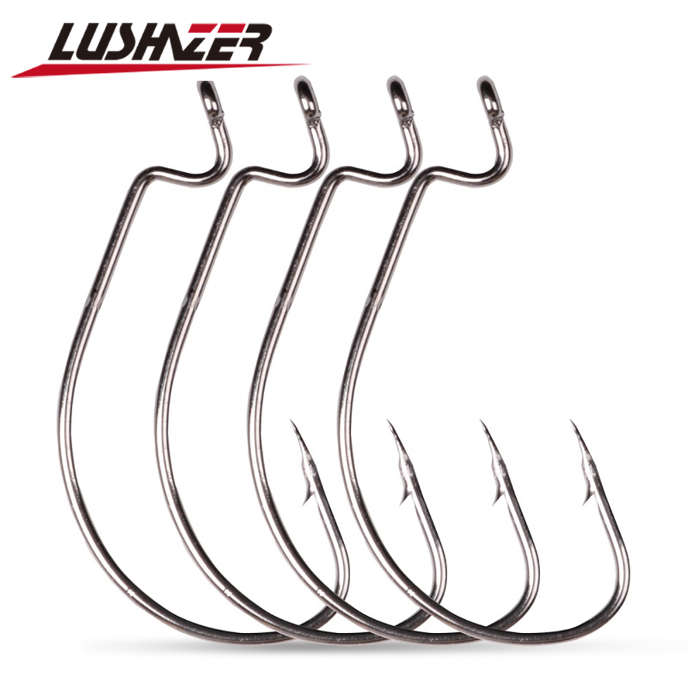 LUSHAZER 10 Buah/Lot Kail Panc - Fishing Hook Assortment ulasan dan harga