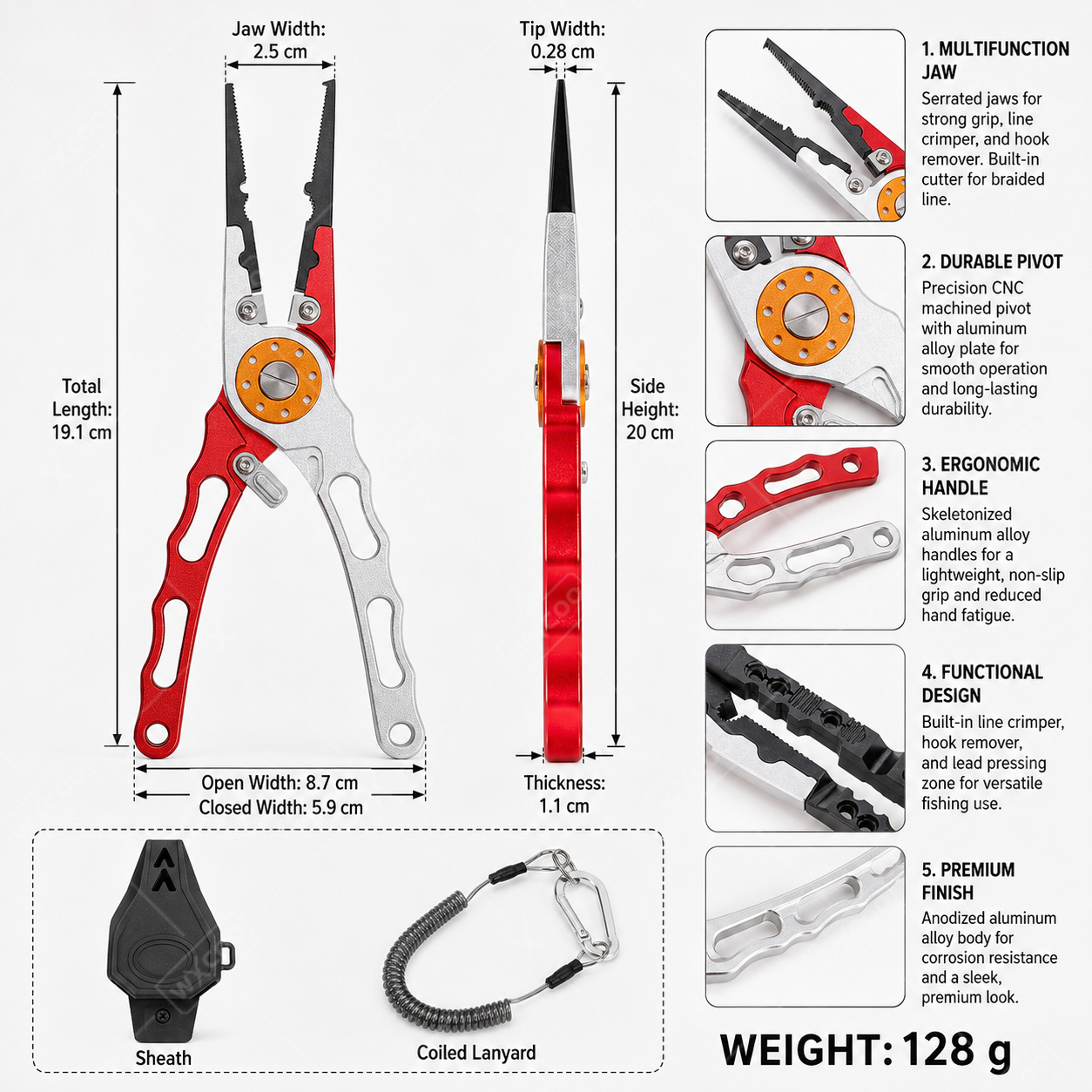 WXCOO Tang Pembuka Cincin Pemo - Fishing Hook Sharpener ulasan dan harga