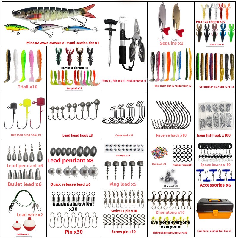 Set Aksesoris Umpan Pancing Lu - Fishing Hook Box ulasan dan harga