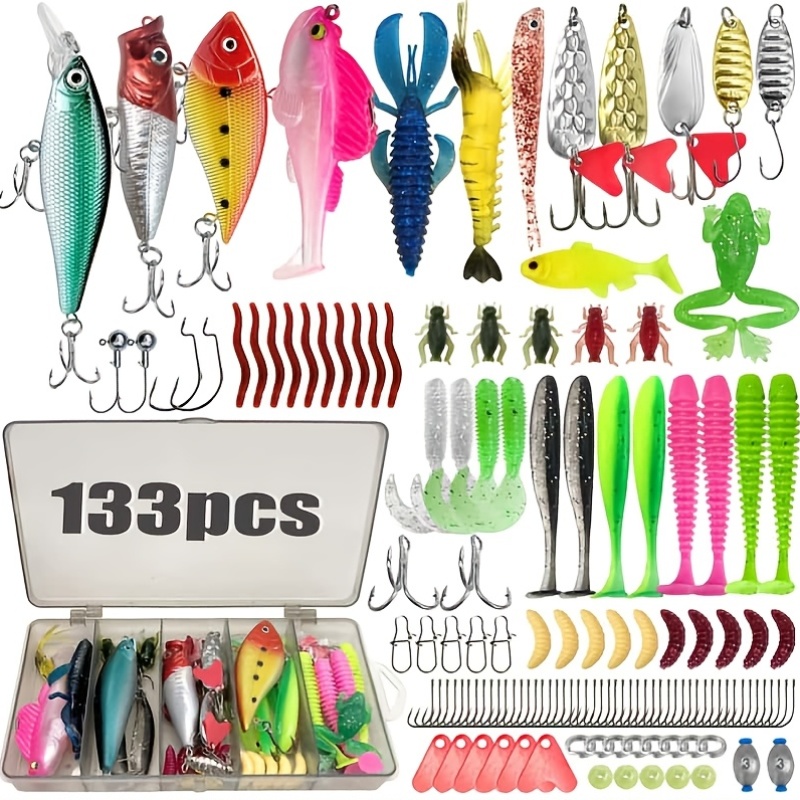 133Pcs Kotak Perlengkapan Panc - Fishing Hook Box ulasan dan harga
