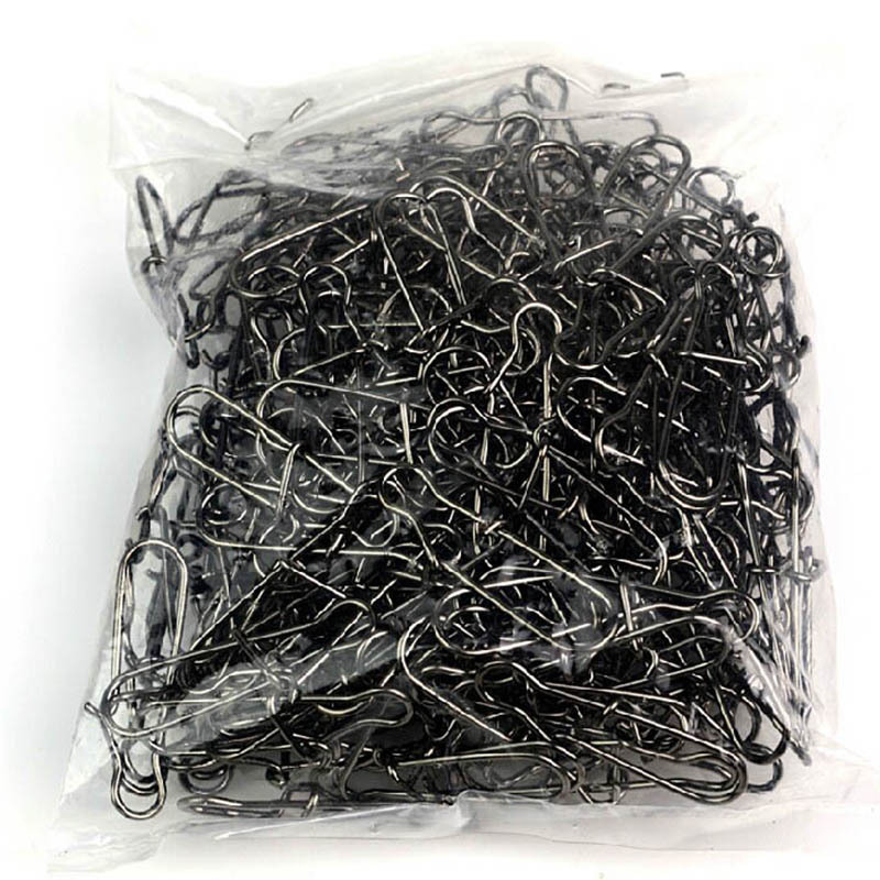 100pcs Konektor Pancing Baja T - Fishing Hook Stainless Steel ulasan dan harga